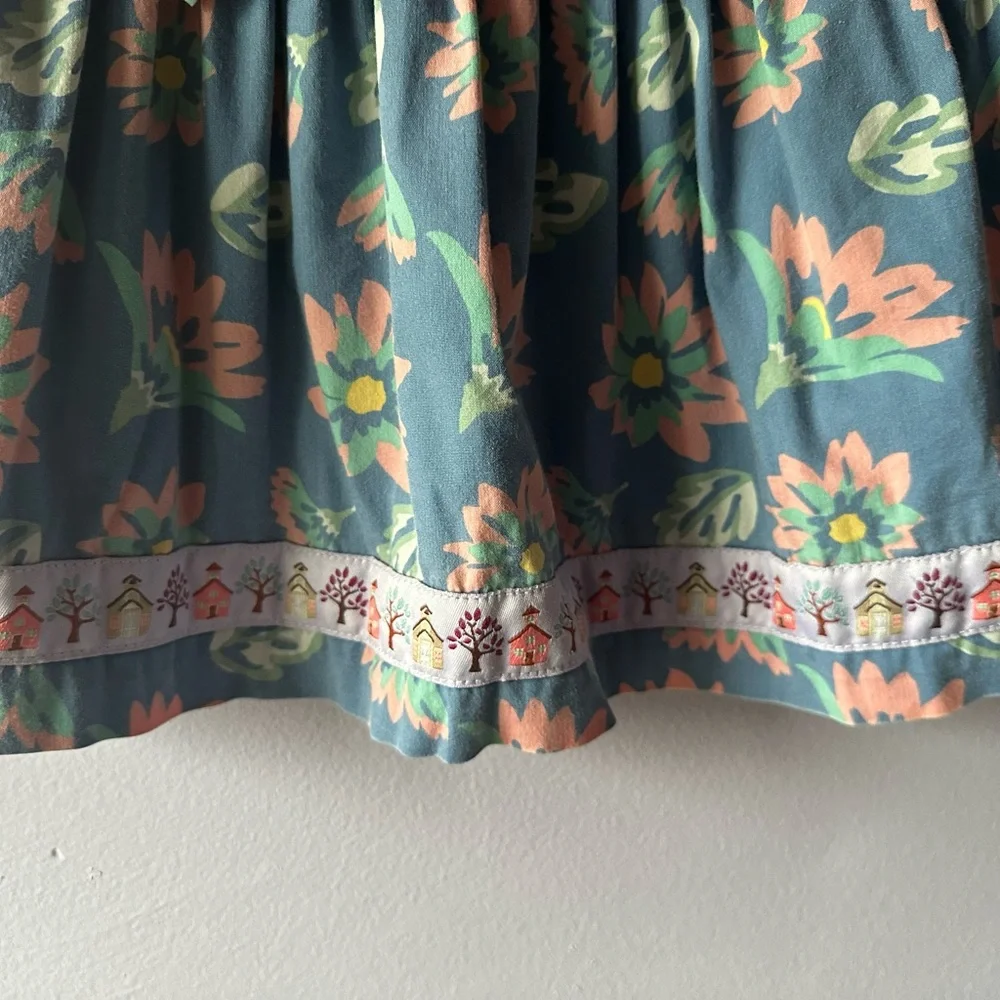 Matilda Jane Blue Floral Bow Top Size 12-18 Months - Picture 4 of 10